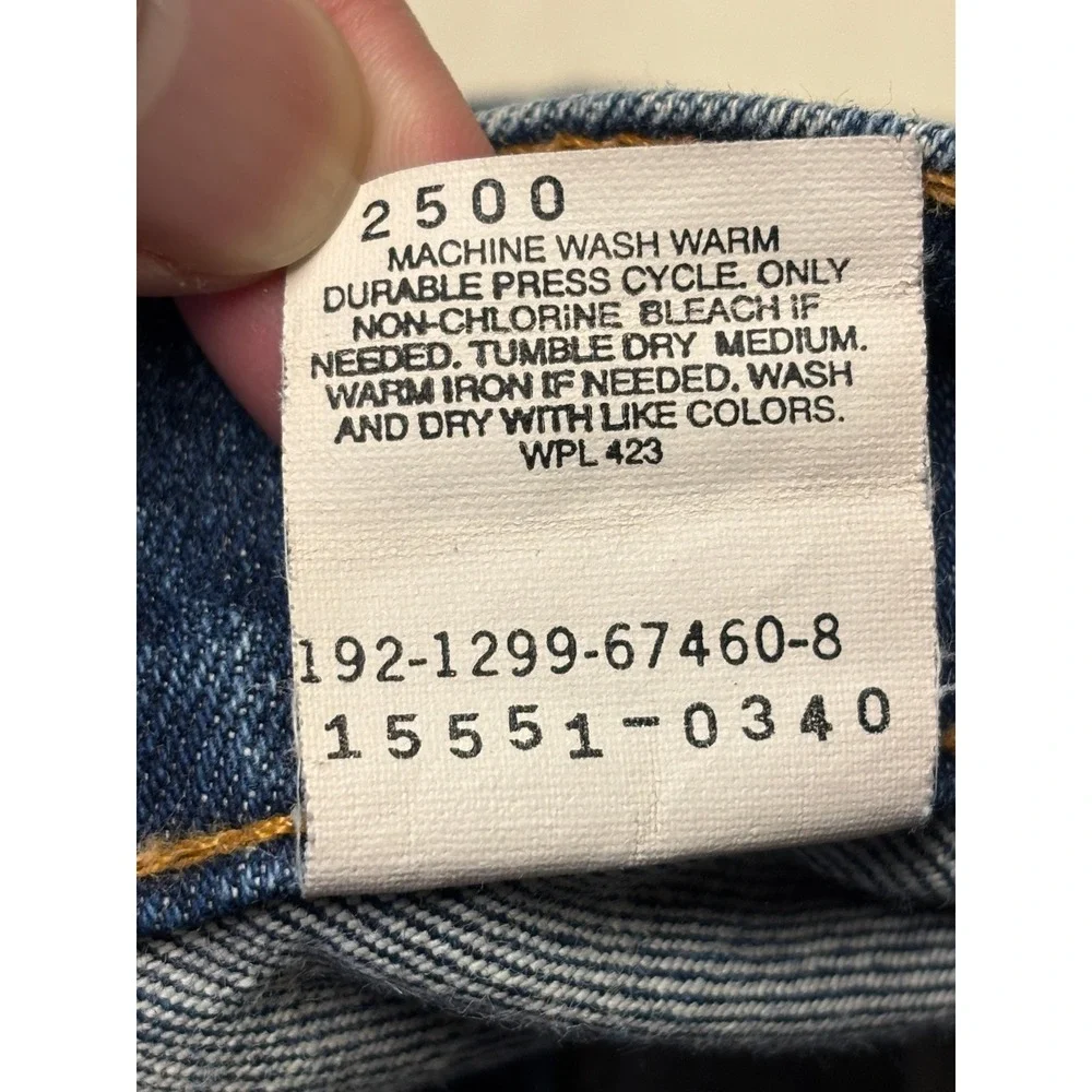 VTG 90s Levi's 550‎ Women's Jeans Size 10 Regular Relaxed Fit Tapered Leg 26 24 - Picture 6 of 15